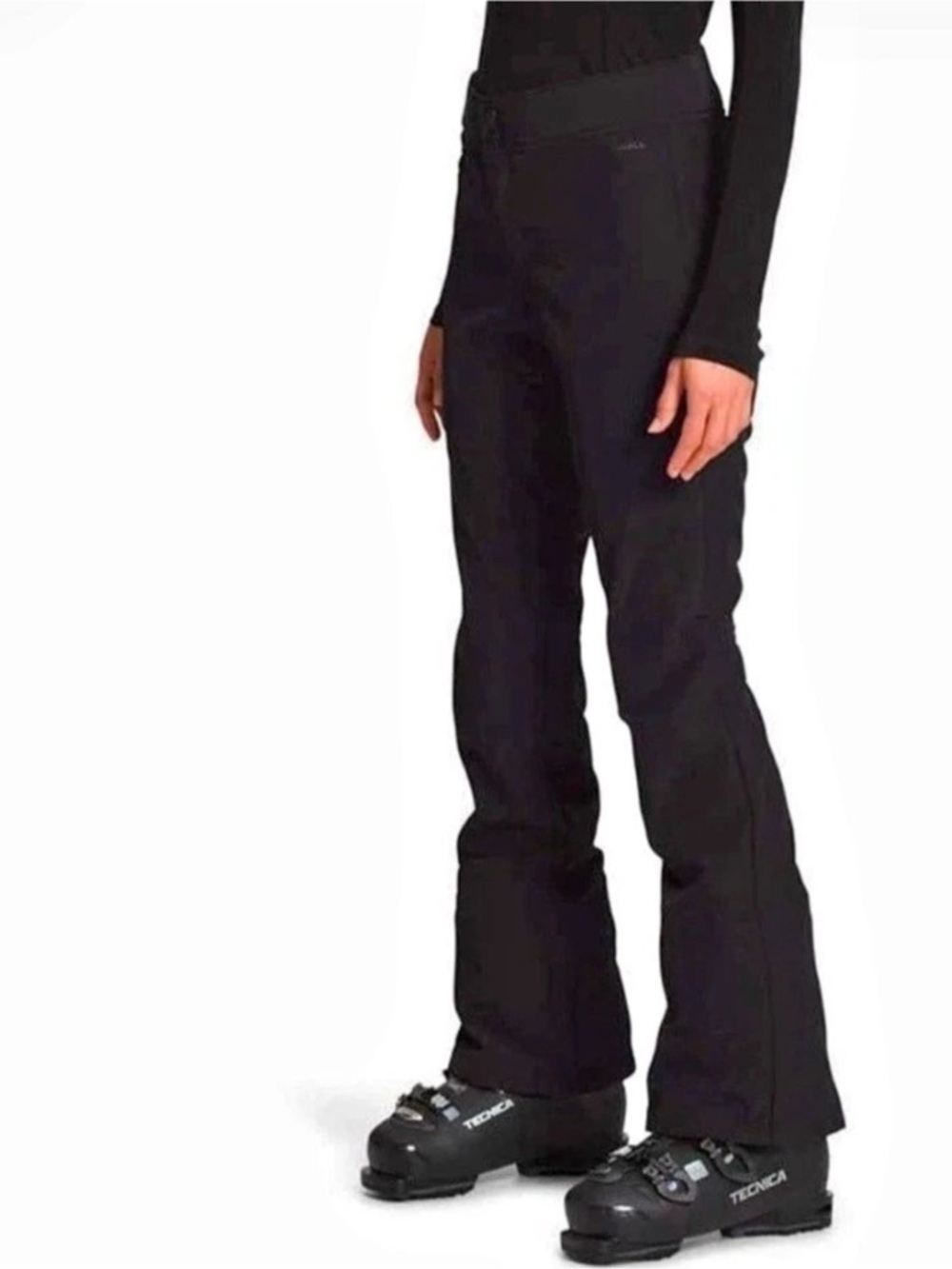The North Face Fleece Lined Snow Pant in Black Size Med